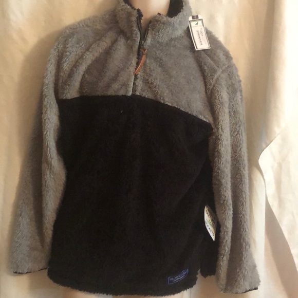 properly tied sherpa pullover